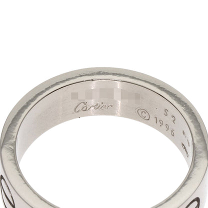 CARTIER love ring #52 Ring K18 White Gold Ladies [Used]