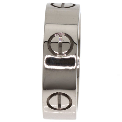CARTIER love ring #50 Ring K18 White Gold Ladies [Used]