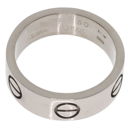 CARTIER love ring #50 Ring K18 White Gold Ladies [Used]