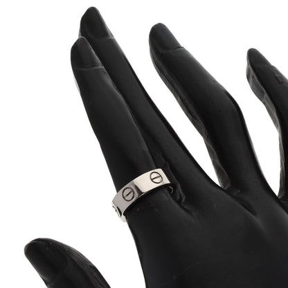 CARTIER love ring #50 Ring K18 White Gold Ladies [Used]