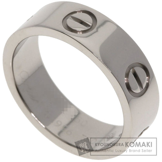 CARTIER   Ring love ring #50 K18 White Gold Ladies