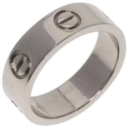 CARTIER   Ring love ring #50 K18 White Gold Ladies