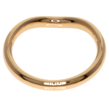 TIFFANY&Co.   Ring Curved Band Diamond K18 Pink Gold Ladies
