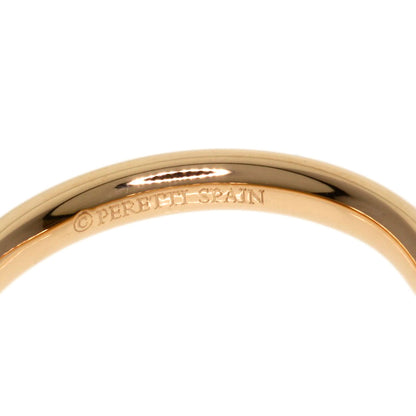 TIFFANY&Co.   Ring Curved Band Diamond K18 Pink Gold Ladies