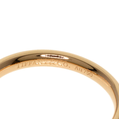 TIFFANY&Co.   Ring Curved Band Diamond K18 Pink Gold Ladies