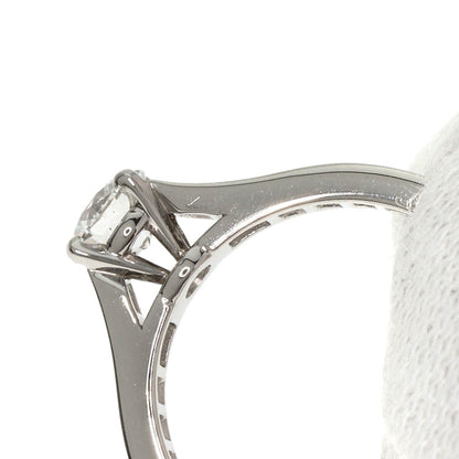 CARTIER   1895 Solitaire Diamond #45 Ring  Platinum PT950 Ladies [Used]