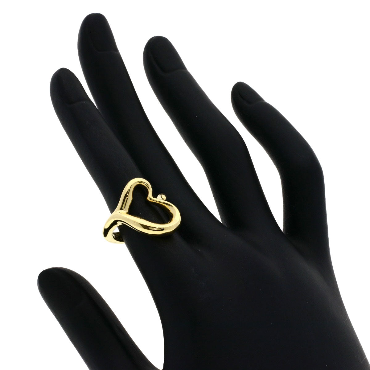 TIFFANY&Co.   Ring Open heart K18 Yellow Gold Ladies