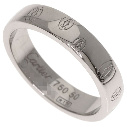 CARTIER Happy birthday # 50 Ring K18 White Gold Ladies [Used]