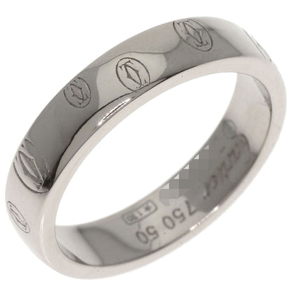CARTIER Happy birthday # 50 Ring K18 White Gold Ladies [Used]