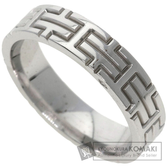 HERMES   Kilim #55 Ring  K18 White Gold Ladies [Used]
