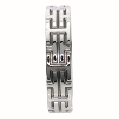 HERMES   Kilim #55 Ring  K18 White Gold Ladies [Used]