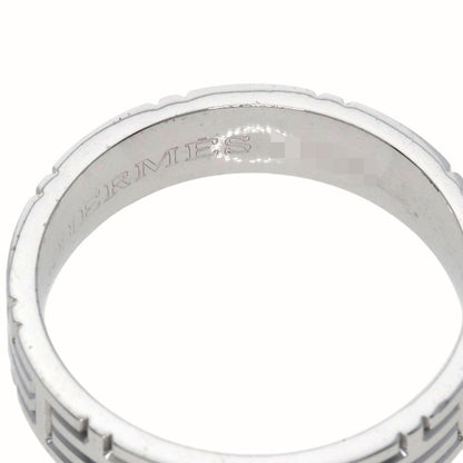 HERMES   Kilim #55 Ring  K18 White Gold Ladies [Used]