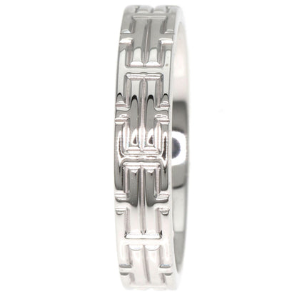 HERMES Kilim #48 Ring K18 White Gold Ladies [Used]