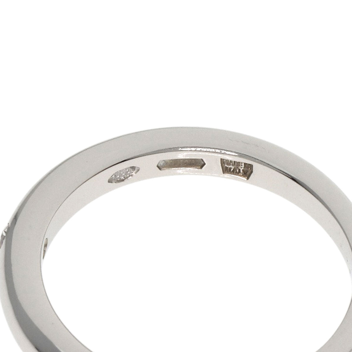 BVLGARI   Ring FEDDY Wedding Band 1P Diamond Platinum PT950 Ladies