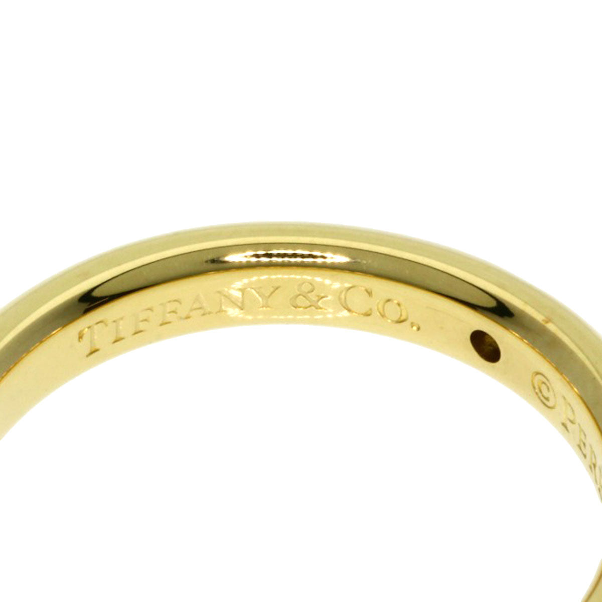 TIFFANY&Co.   Ring Stacking band ring 1P Diamond K18 Yellow Gold Ladies