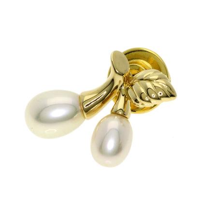 MIKIMOTO Cherries Brooch K18 Yellow Gold Ladies [Used]