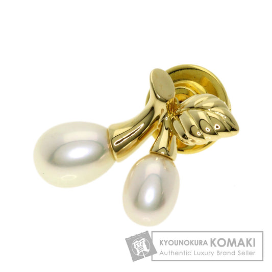 MIKIMOTO   Brooch Cherries K18 Yellow Gold Ladies