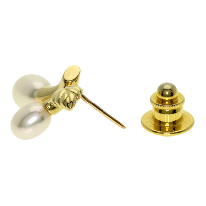 MIKIMOTO Cherries Brooch K18 Yellow Gold Ladies [Used]