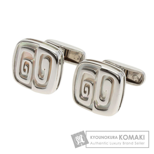 BVLGARI   cuffs Shell K18 White Gold mens