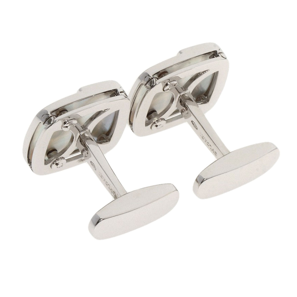 BVLGARI   cuffs Shell K18 White Gold mens