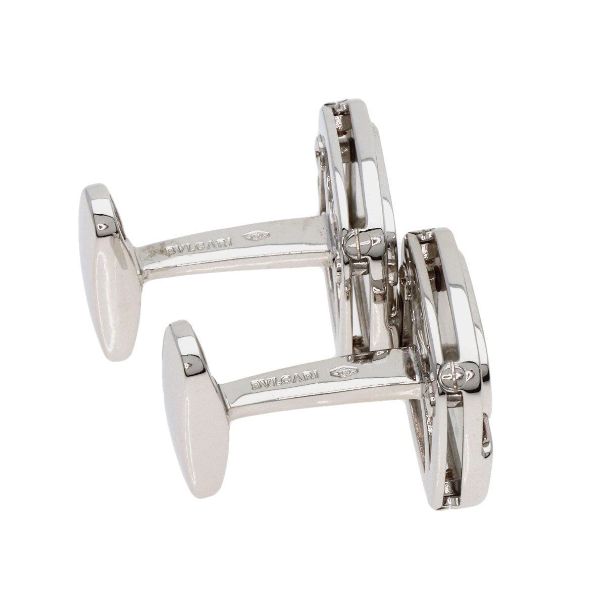 BVLGARI   cuffs Shell K18 White Gold mens