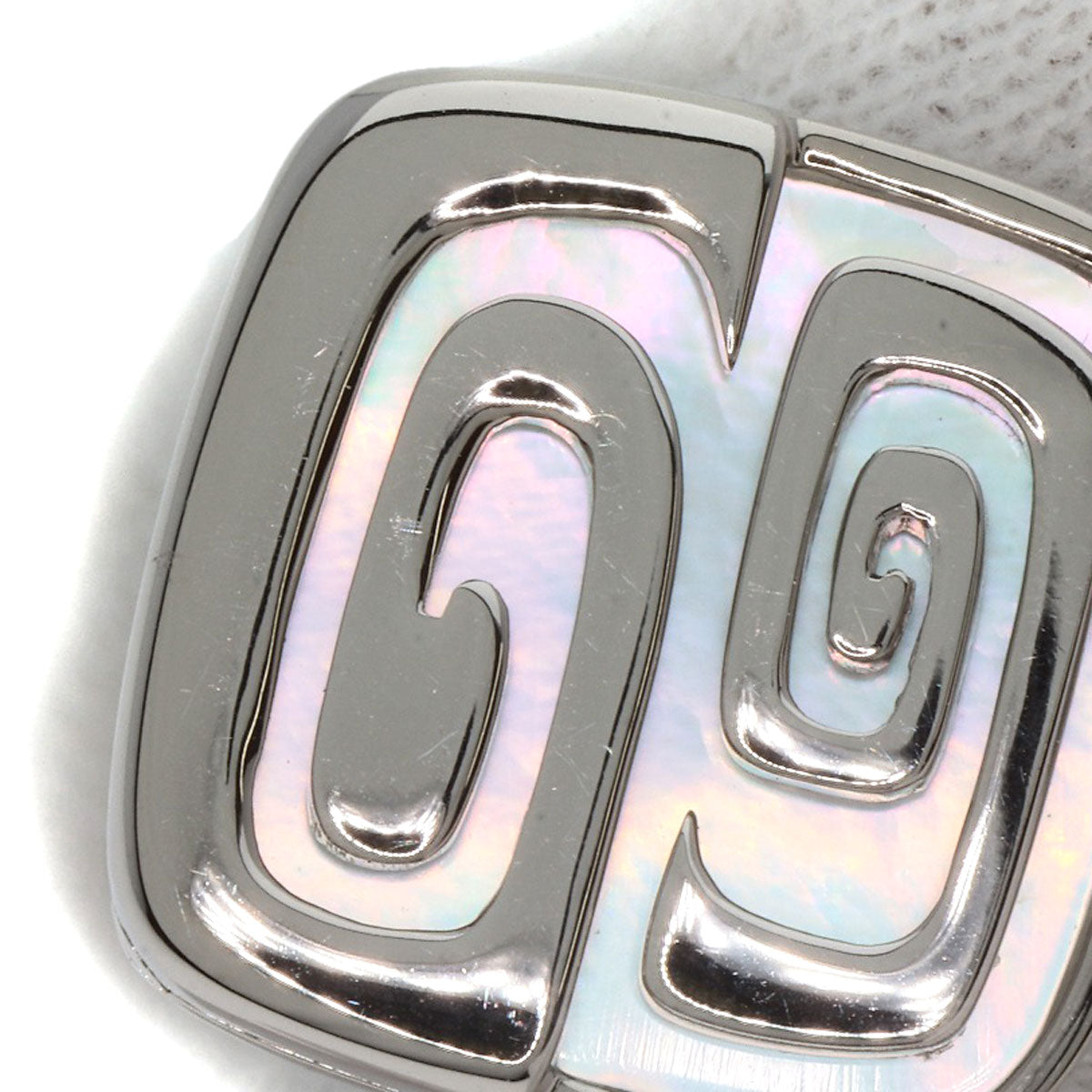 BVLGARI   cuffs Shell K18 White Gold mens