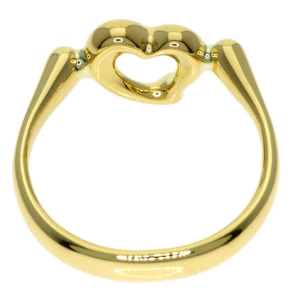 TIFFANY&Co.   Ring Open Heart Diamond K18 Yellow Gold Ladies