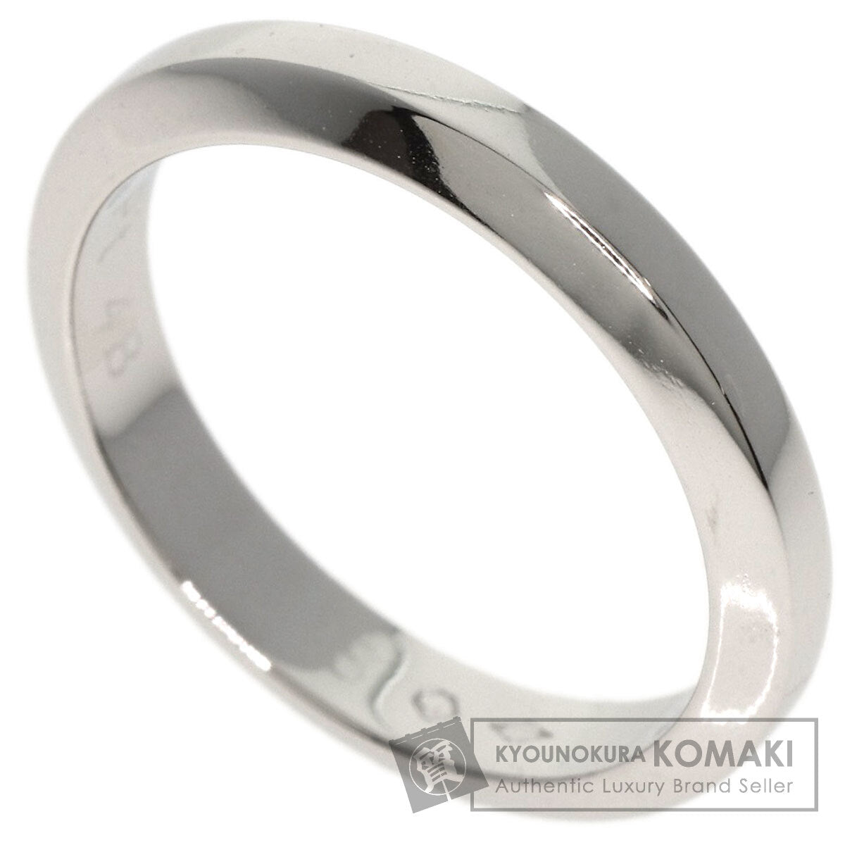 CARTIER Classic Wedding Band #48 Ring Platinum PT950 Ladies [Used]