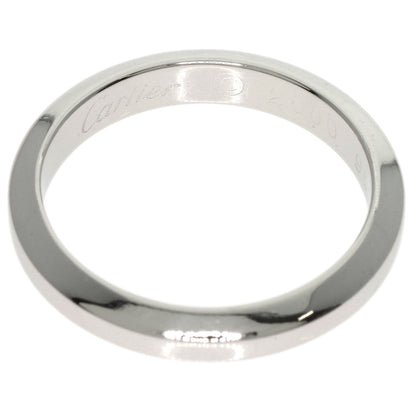 CARTIER Classic Wedding Band #48 Ring Platinum PT950 Ladies [Used]