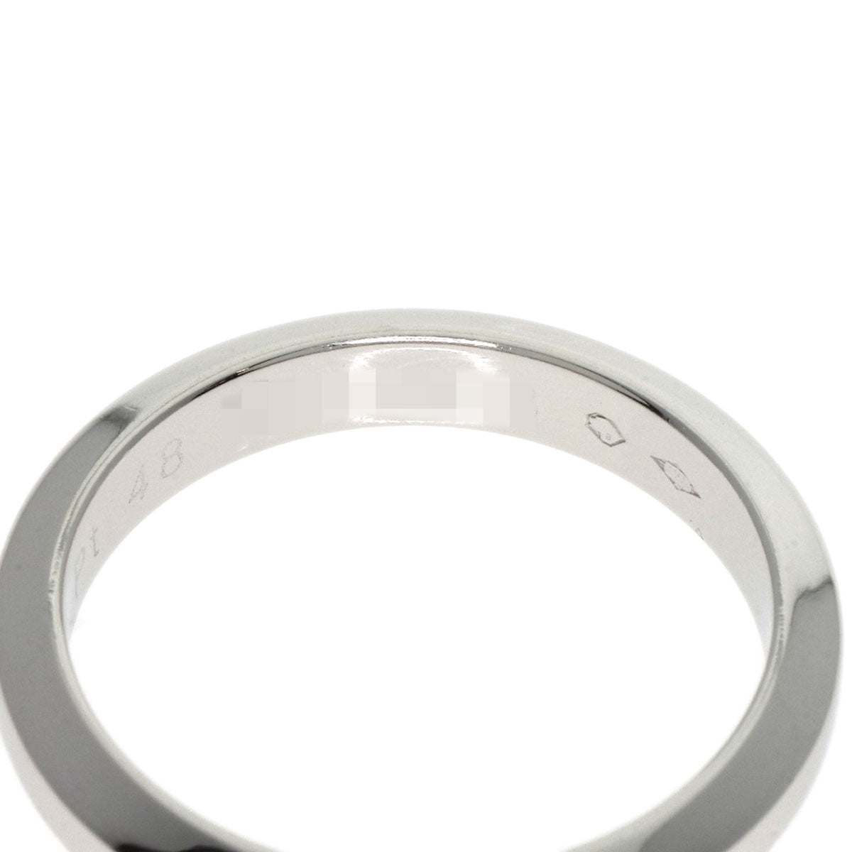 CARTIER Classic Wedding Band #48 Ring Platinum PT950 Ladies [Used]