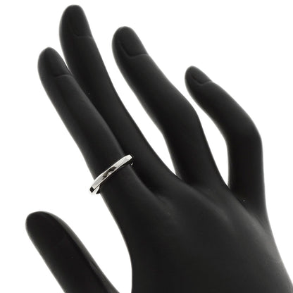 CARTIER Classic Wedding Band #48 Ring Platinum PT950 Ladies [Used]
