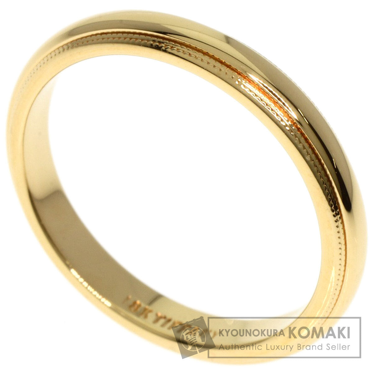 TIFFANY&Co.   Ring Milgrain K18 Yellow Gold Ladies