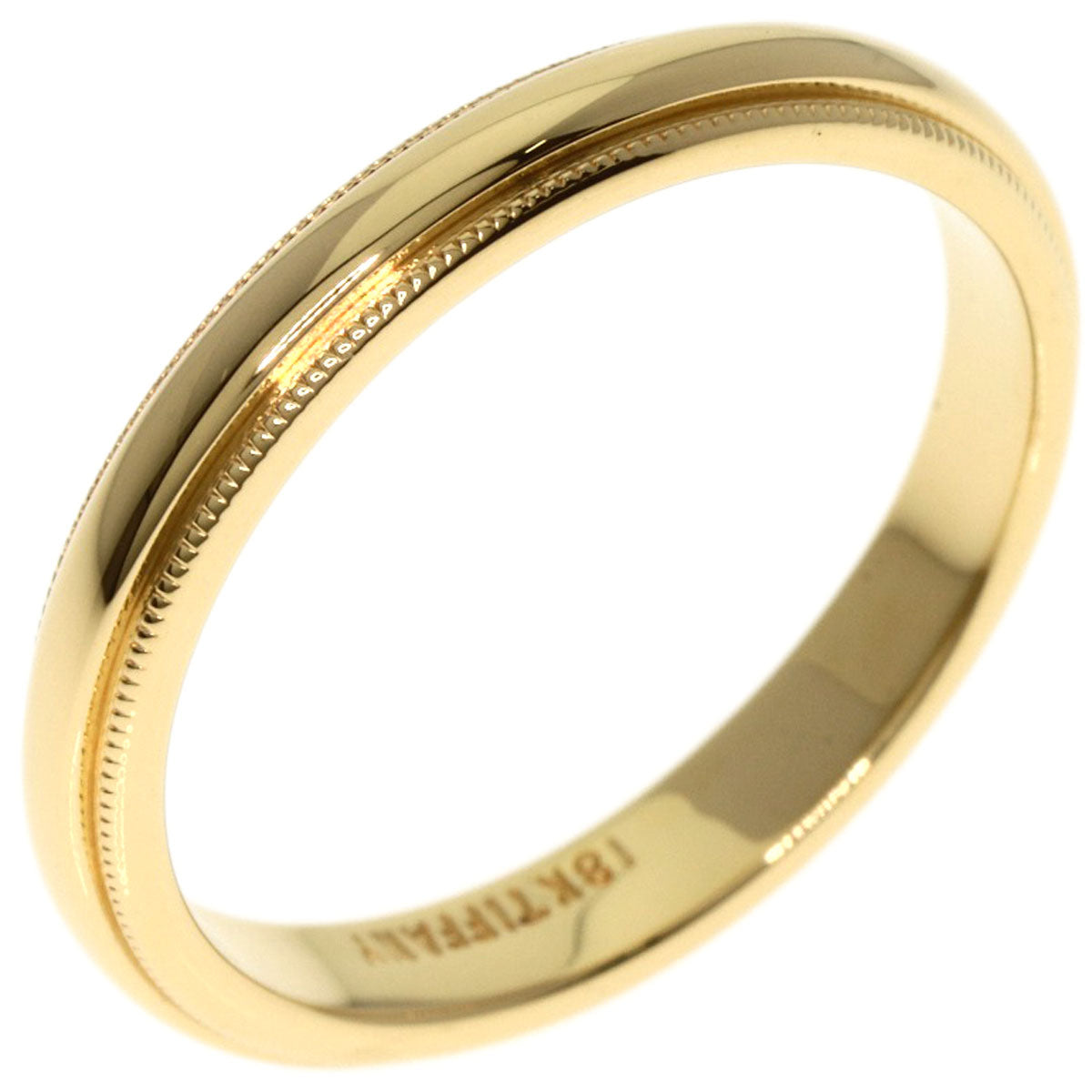 TIFFANY&Co.   Ring Milgrain K18 Yellow Gold Ladies