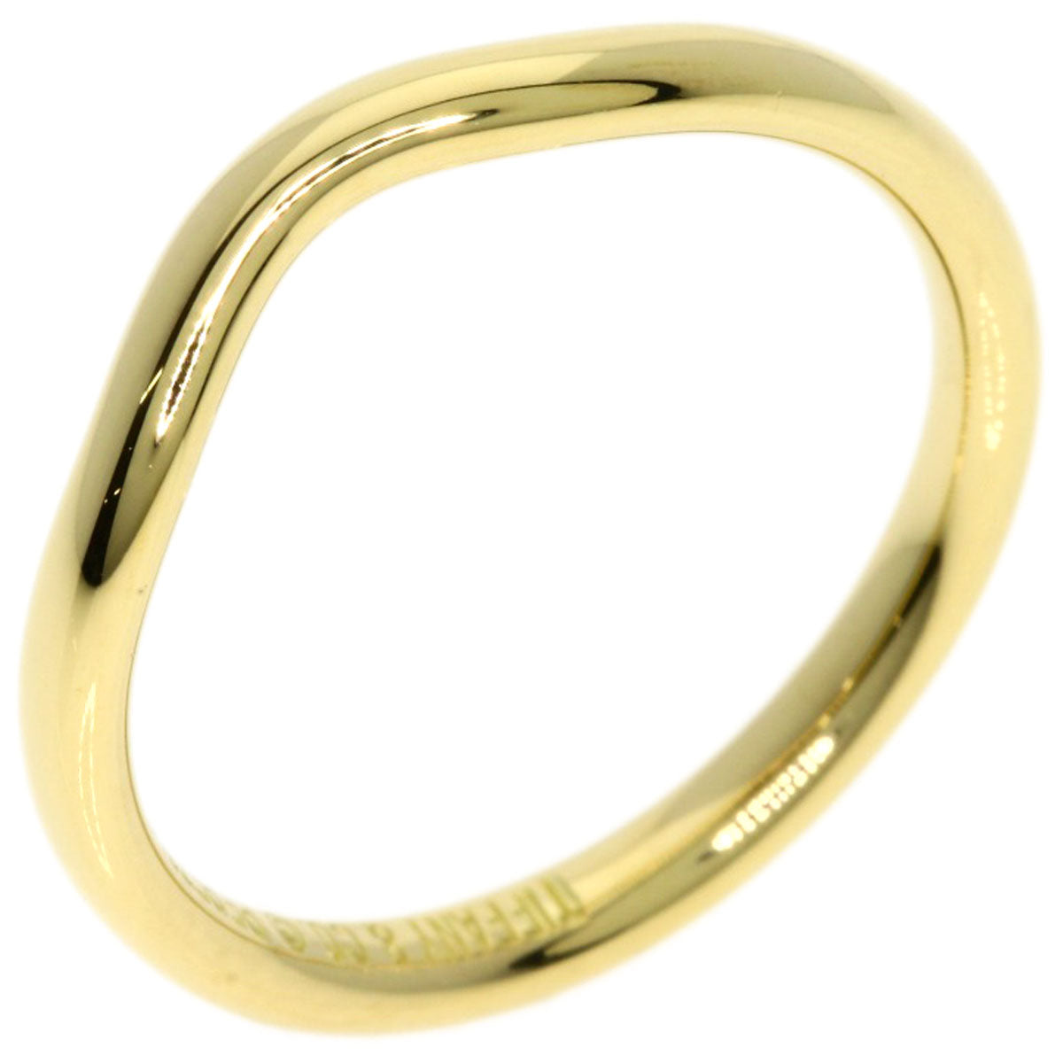 TIFFANY&Co.   Ring Curved band K18 Yellow Gold Ladies