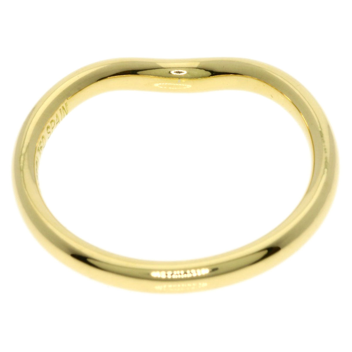 TIFFANY&Co.   Ring Curved band K18 Yellow Gold Ladies