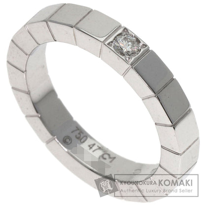 CARTIER Lanier 1P Diamond # 47 Ring K18 White Gold Ladies [Used]