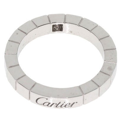 CARTIER Lanier 1P Diamond # 47 Ring K18 White Gold Ladies [Used]