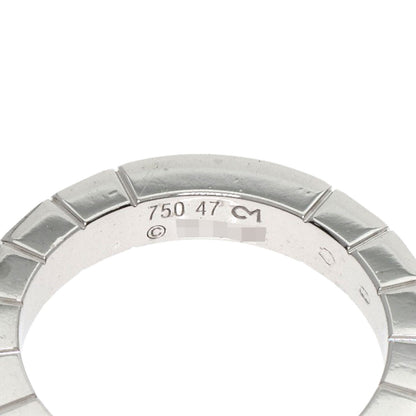 CARTIER Lanier 1P Diamond # 47 Ring K18 White Gold Ladies [Used]