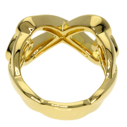 TIFFANY&Co.   Ring Double rubbing heart K18 Yellow Gold Ladies