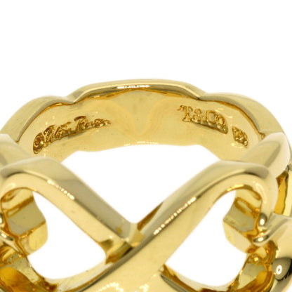 TIFFANY&Co.   Ring Double rubbing heart K18 Yellow Gold Ladies