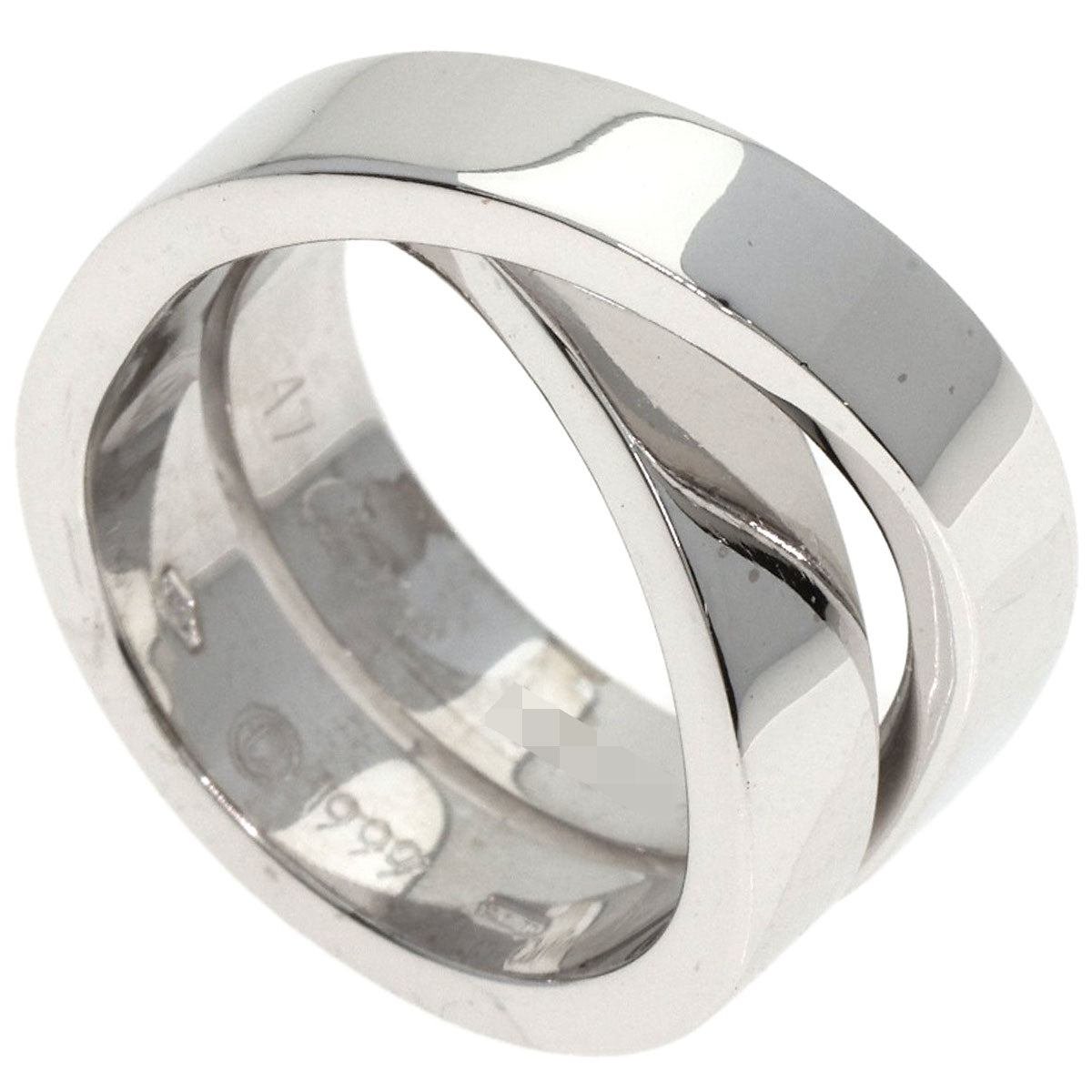 CARTIER Paris Ring #47 Ring K18 White Gold Ladies [Used]