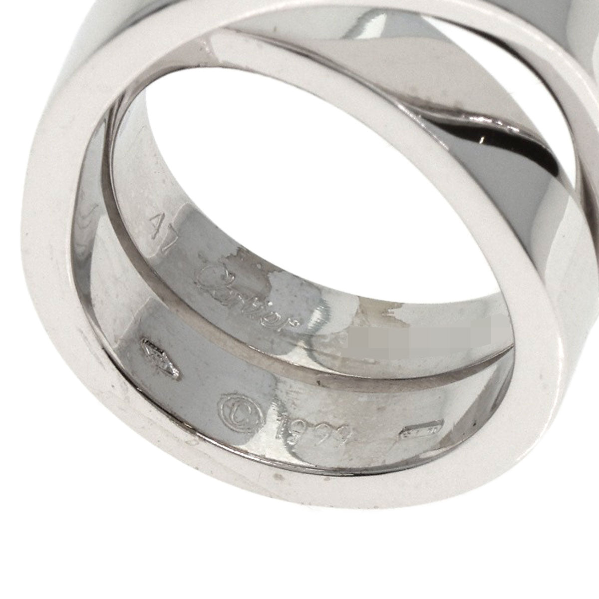 CARTIER Paris Ring #47 Ring K18 White Gold Ladies [Used]