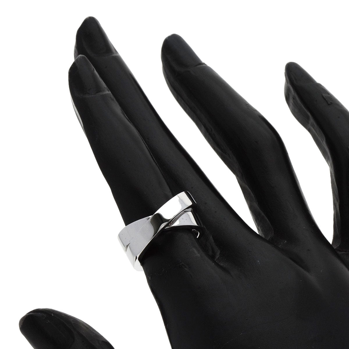 CARTIER Paris Ring #47 Ring K18 White Gold Ladies [Used]
