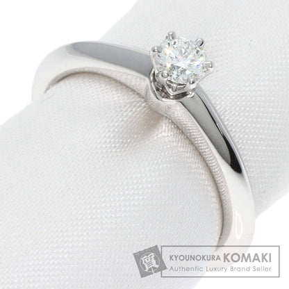 TIFFANY&Co. Solitaire Diamond Ring Platinum PT950 Ladies [Used]