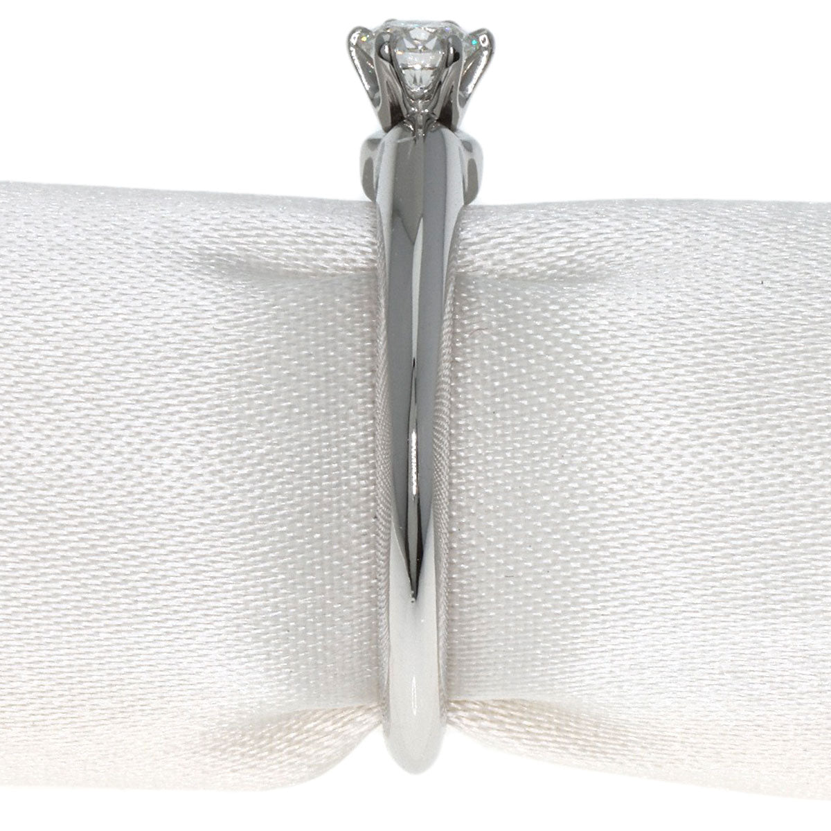 TIFFANY&Co. Solitaire Diamond Ring Platinum PT950 Ladies [Used]