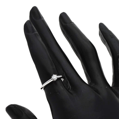 TIFFANY&Co. Solitaire Diamond Ring Platinum PT950 Ladies [Used]