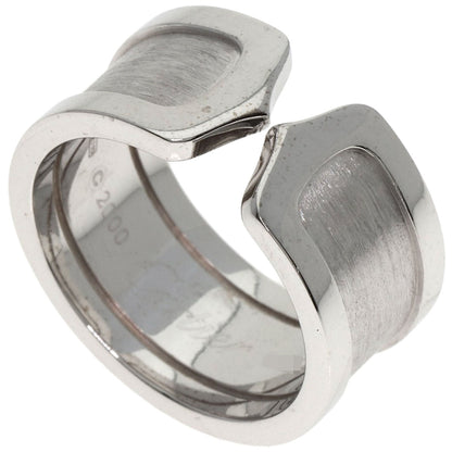 CARTIER   Ring C2 ring LM # 54 K18 White Gold Ladies