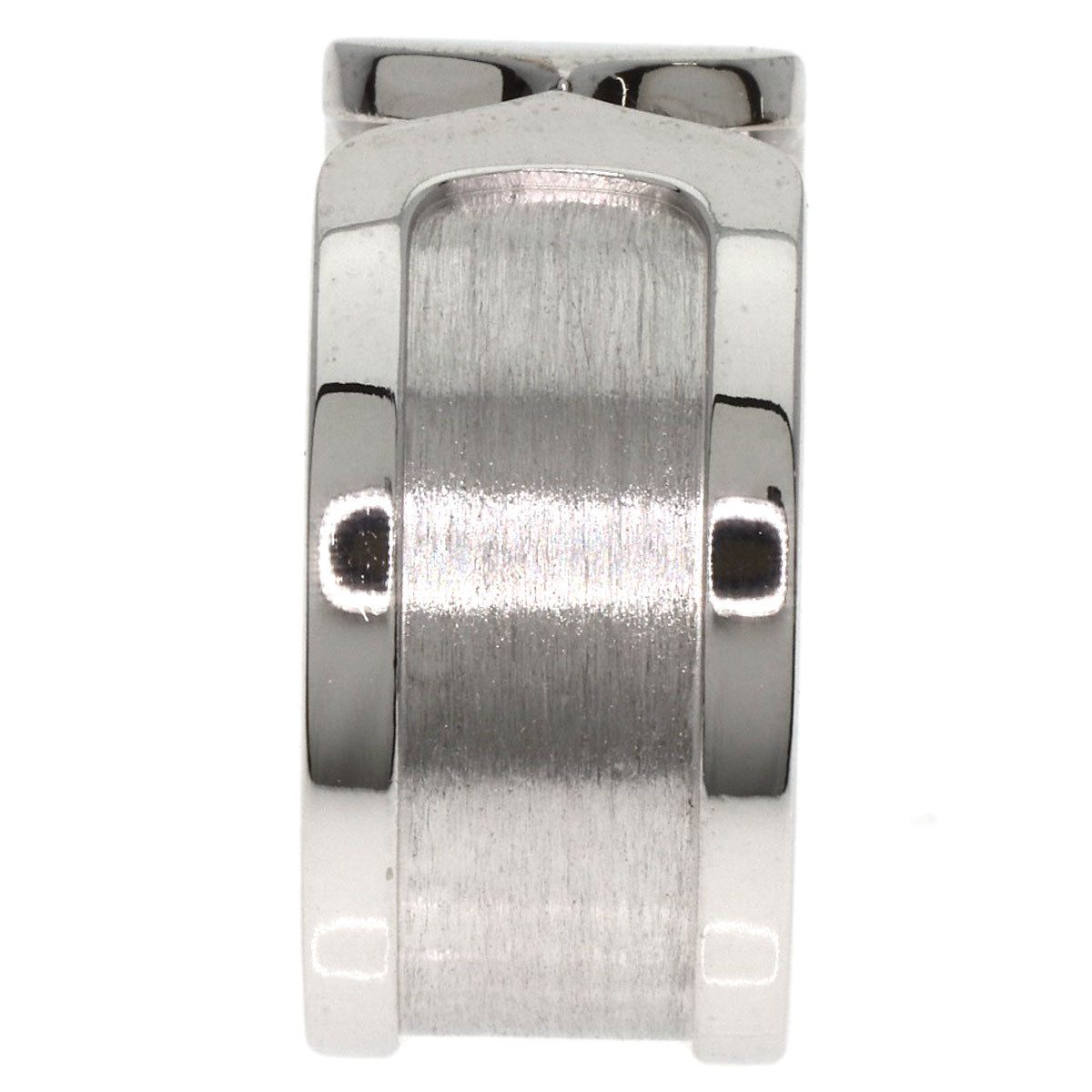 CARTIER   Ring C2 ring LM # 54 K18 White Gold Ladies