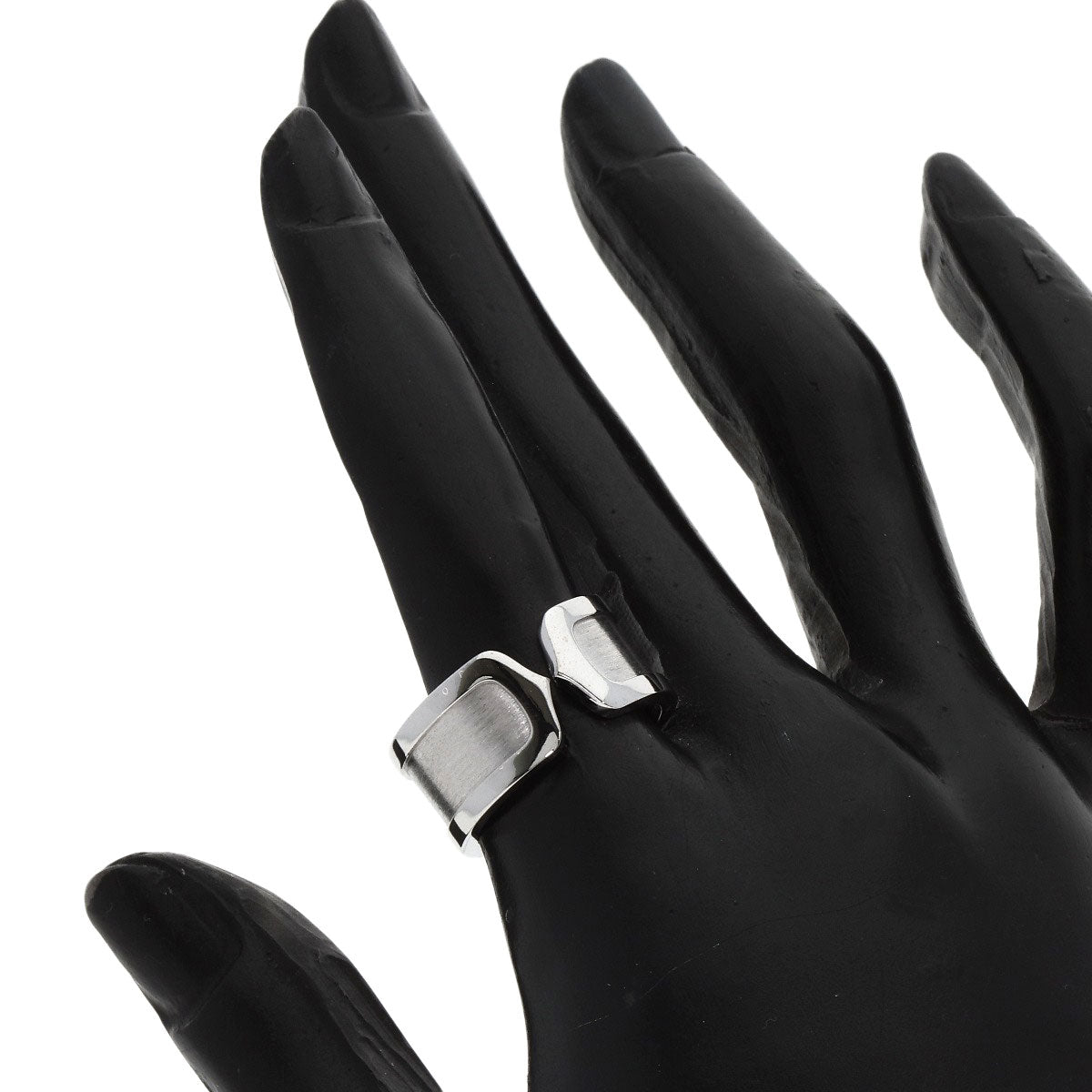 CARTIER   Ring C2 ring LM # 54 K18 White Gold Ladies