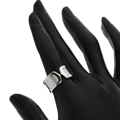 CARTIER   Ring C2 ring LM # 54 K18 White Gold Ladies